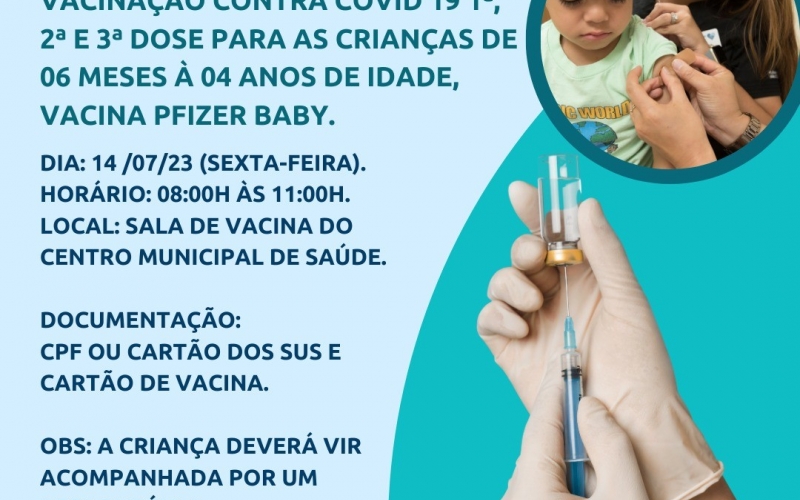 Cronograma de Vacinação COVID-19.