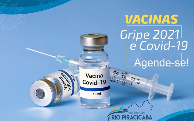 Fique atento ao calendário vacinal da semana - Covid-19 e Influenza