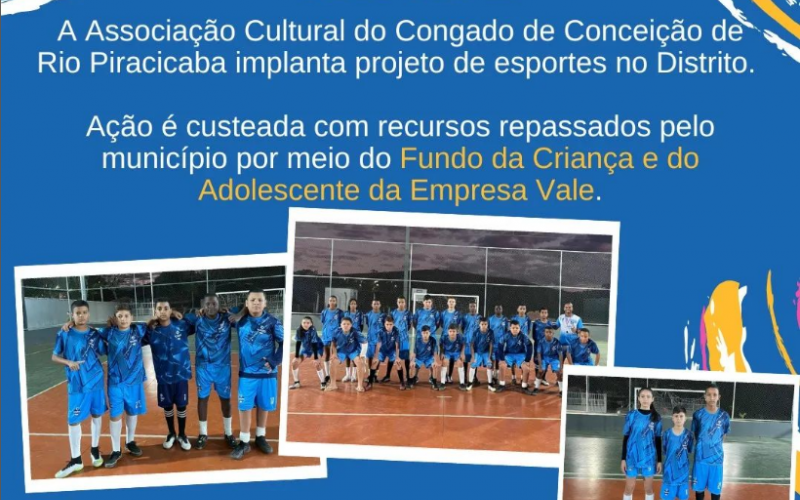 Associação Cultural do Congado de Conceição de Piracicaba promove ações junto às crianças e adolescentes do distrito.