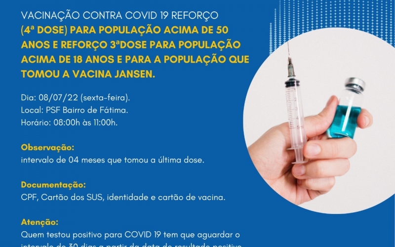 Cronograma vacinação contra COVID-19.