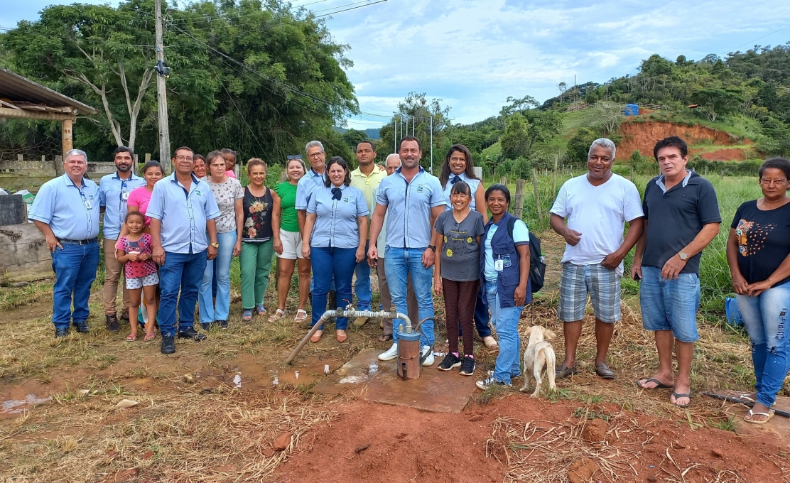 Entrega do Poço Artesiano na Comunidade de Domingos José