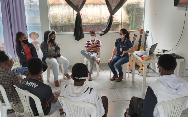 Primeira reunião com os beneficiários do Auxílio Brasil