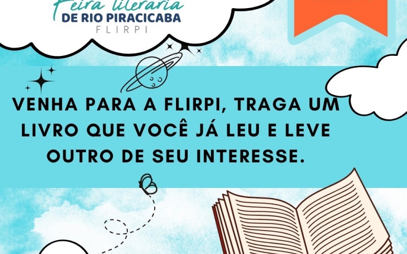 Vem aí a 1ª Feira Literária de Rio Piracicaba!!!