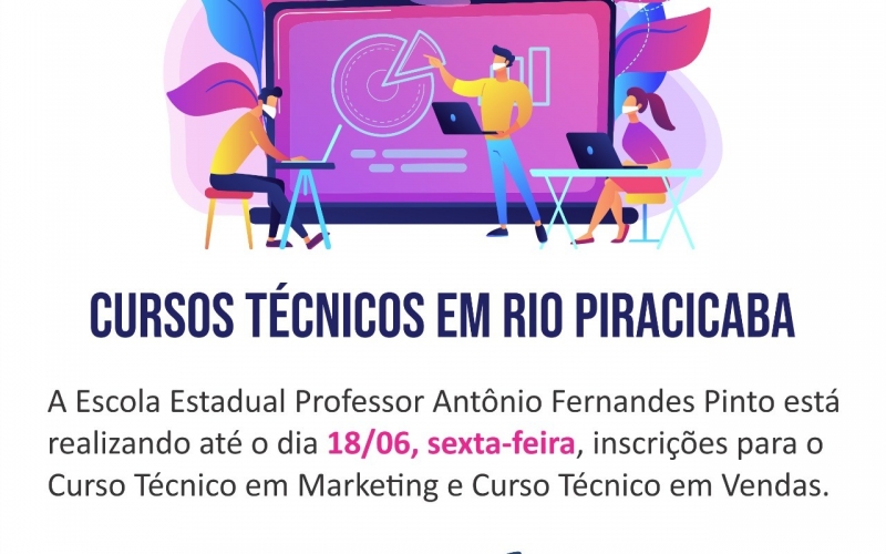 Cursos Técnicos em Rio Piracicaba