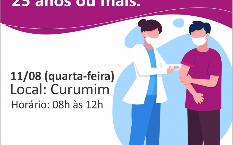 Pessoas pertencentes a faixa etária dos 25 anos ou mais já podem se vacinar contra Covid-19 em Rio Piracicaba.