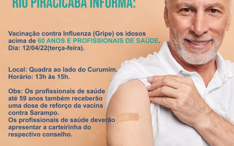 Vacinação contra Influenza (Gripe).