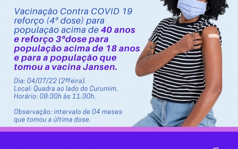 Vacinação contra COVID 19.